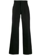 Raf Simons Flared Tailored Trousers - Black