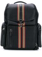 Ermenegildo Zegna Pelletessuta Leather Backpack - Black