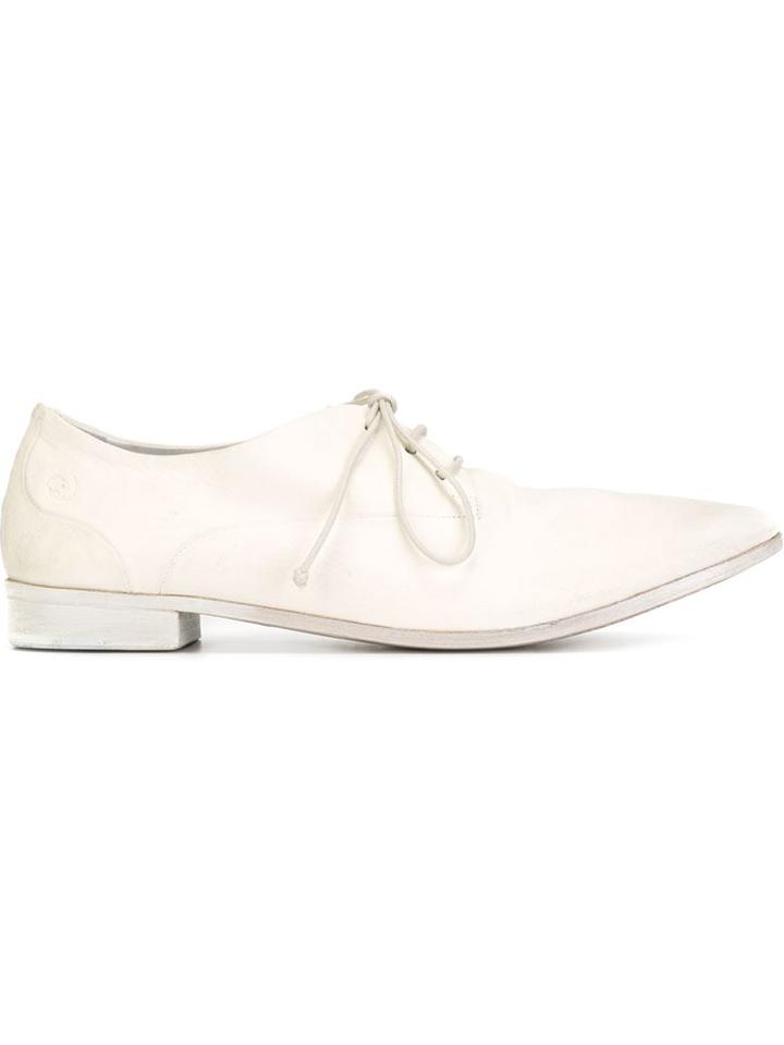 Marsèll Classic Lace-up Shoes, Women's, Size: 38.5, White, Calf Leather/leather