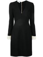 Philosophy Di Lorenzo Serafini Fitted Lace Cuff Dress - Black