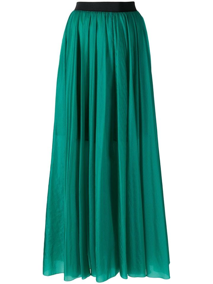 Dorothee Schumacher Long A-line Skirt - Green