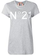 No21 Logo Printed T-shirt - Grey