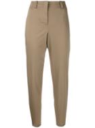 Incotex - Cropped Trousers - Women - Cotton/spandex/elastane - 44, Women's, Nude/neutrals, Cotton/spandex/elastane