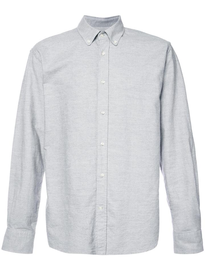 Officine Generale Oxford Shirt - Grey