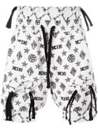 Mcq Alexander Mcqueen Buckle Embellished Shorts - Black