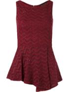 Cecilia Prado Sleeveless Knitted Blouse, Women's, Size: Medium, Red, Acrylic/polyamide/viscose