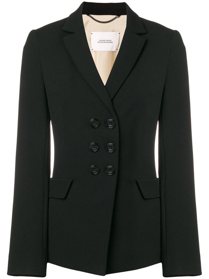 Dorothee Schumacher Classic Slim-fit Blazer - Black