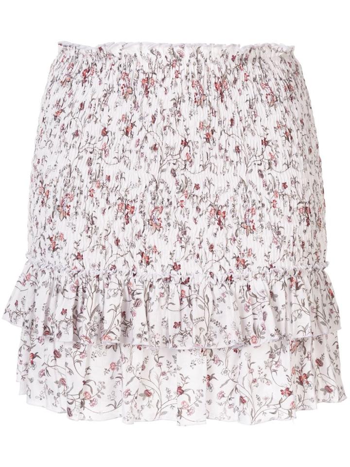 Sir. Haisley Ruched Mini Skirt - Haisley Floral
