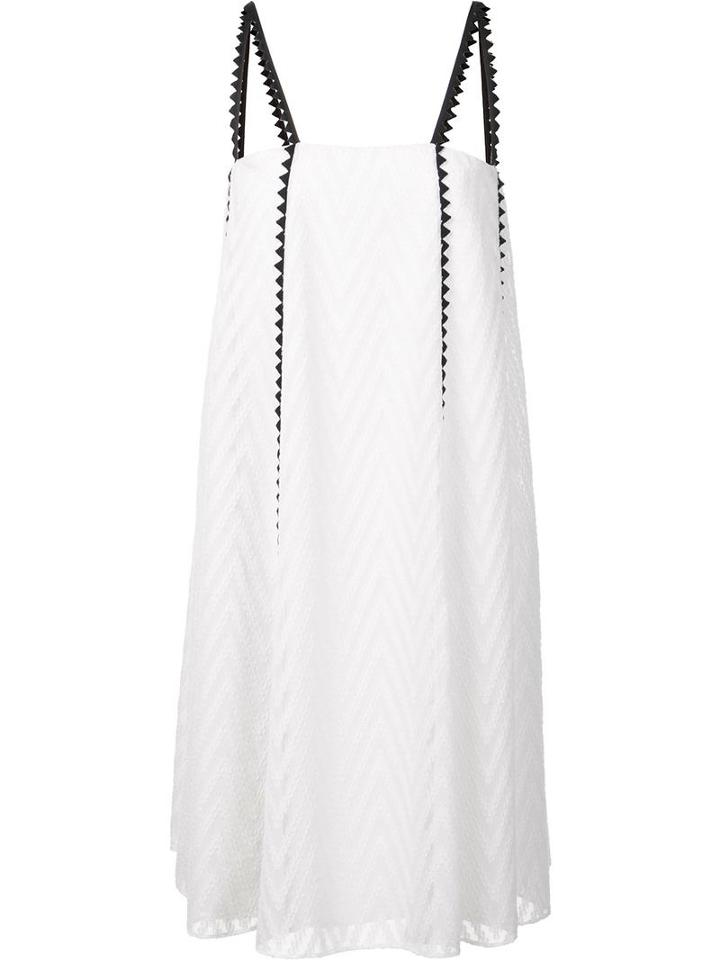 Zac Zac Posen 'catalina' Dress, Women's, Size: Large, White, Polyester