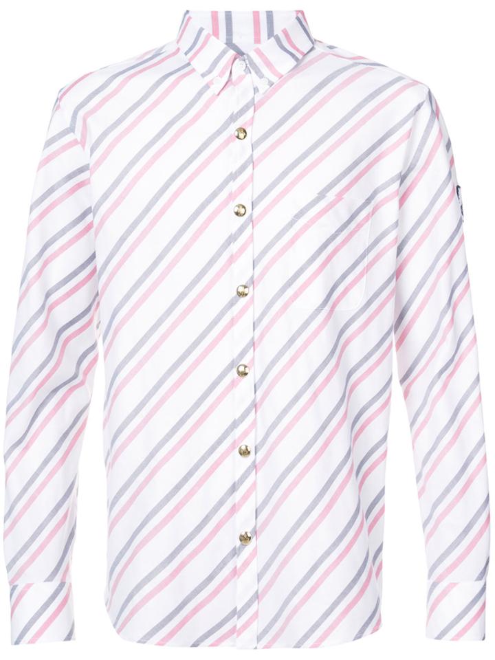 Moncler Gamme Bleu Striped Shirt - White