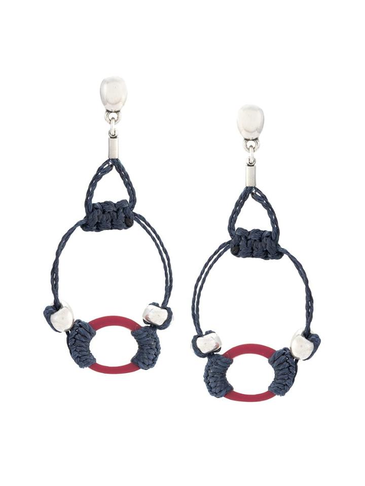 Camila Klein Macrame Earring - Metallic