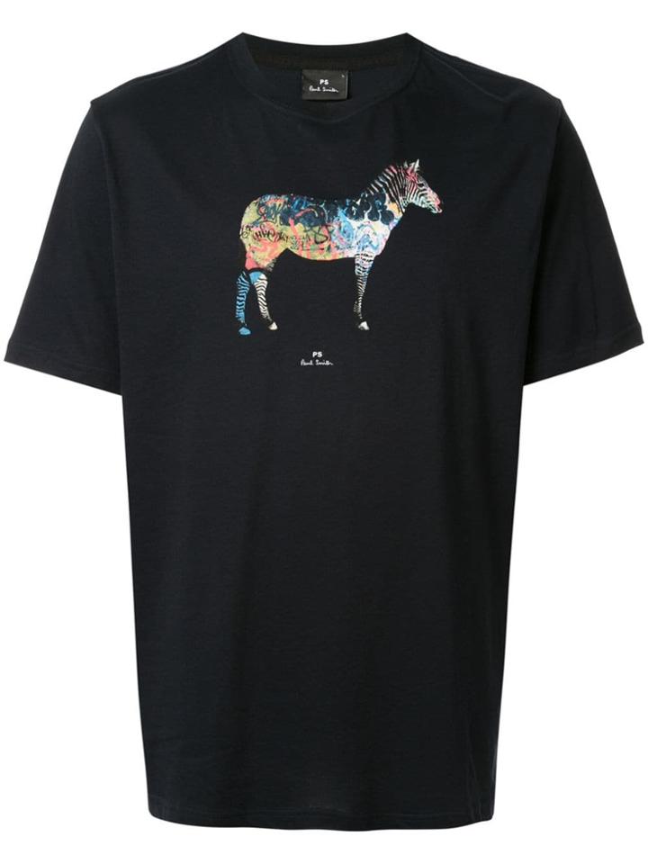 Ps Paul Smith Horse Print T-shirt - Black