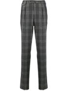 Pt01 The Draper Check Trousers - Grey
