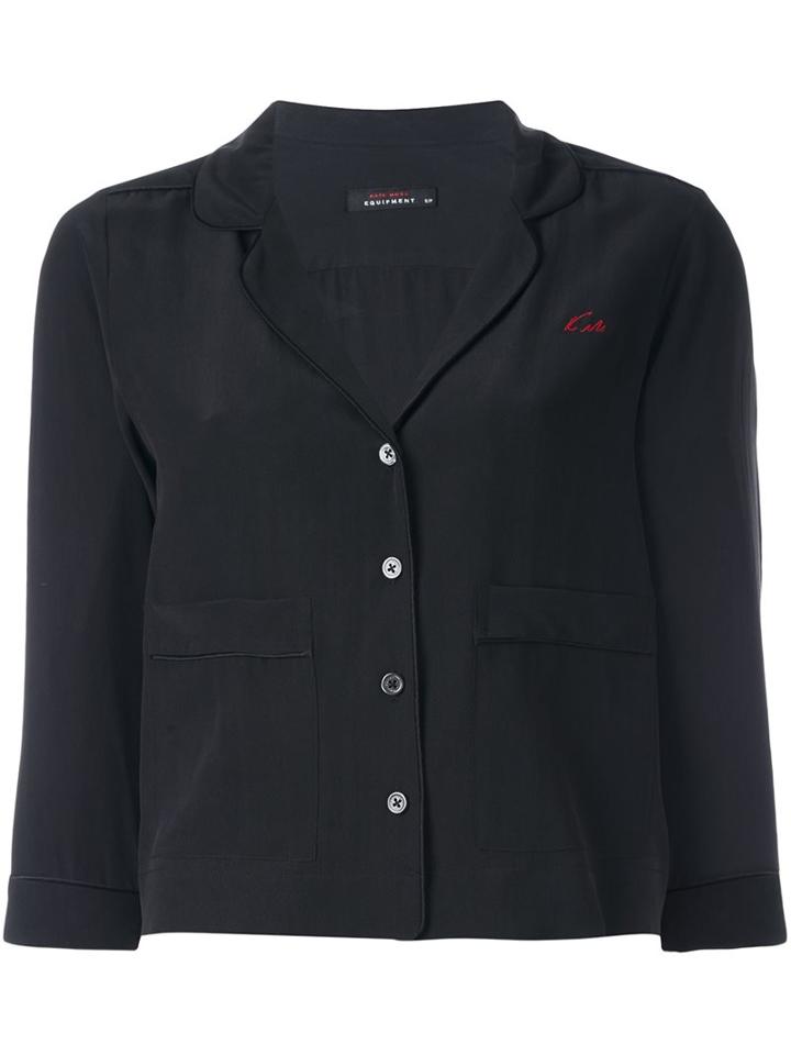 Equipment Kate Moss X Equipment Cropped Jacket
