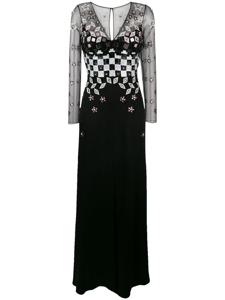 Temperley London Splendour Embellished Dress - Black