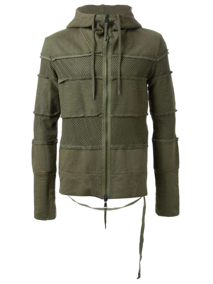 Alexandre Plokhov Mesh Panelled Hoodie