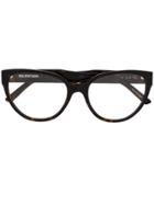 Balenciaga Eyewear Bb0064o Cat Eye-frame Glasses - Brown