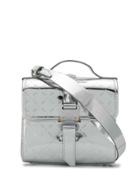 1017 Alyx 9sm Embossed Logos Tote Bag - Silver