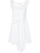 Goen.j Lace- Trimmed Strapped Dress - White