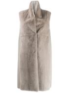 Manzoni 24 Sleeveless Coat - Grey