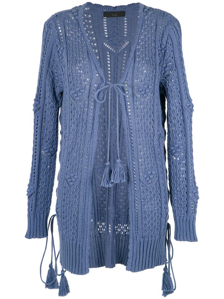 Nk Knit Cardigan - Blue