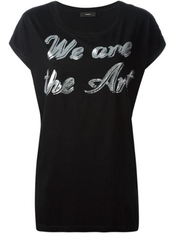 Diesel Foil Slogan T-shirt