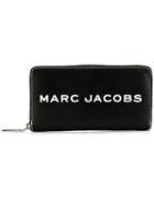 Marc Jacobs Logo Print Continental Wallet - Black