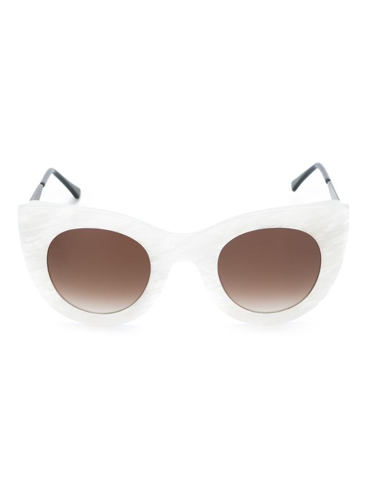 Thierry Lasry 'cheeky' Sunglasses - White