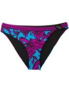 Versace Floral Print Bikini Bottoms - Multicolour