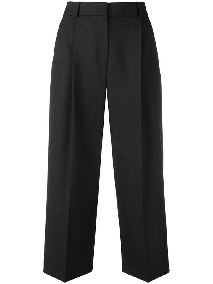Calvin Klein Cropped Trousers - Black
