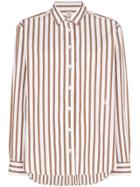 Toteme Capri Button-down Striped Shirt - Red