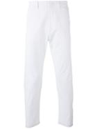 Pence - Classic Fit Trousers - Men - Cotton/spandex/elastane - 54, White, Cotton/spandex/elastane