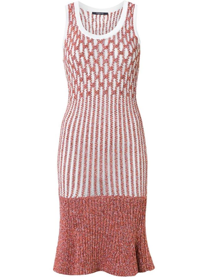 Derek Lam Striped Knit Dress