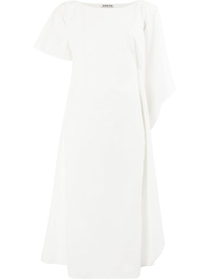 Aalto Asymmetric Dress - White