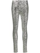 Isabel Marant Odiz Sequinned Trousers - Metallic