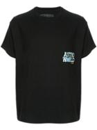 Travis Scott Astroworld Teddy Bear T-shirt - Black
