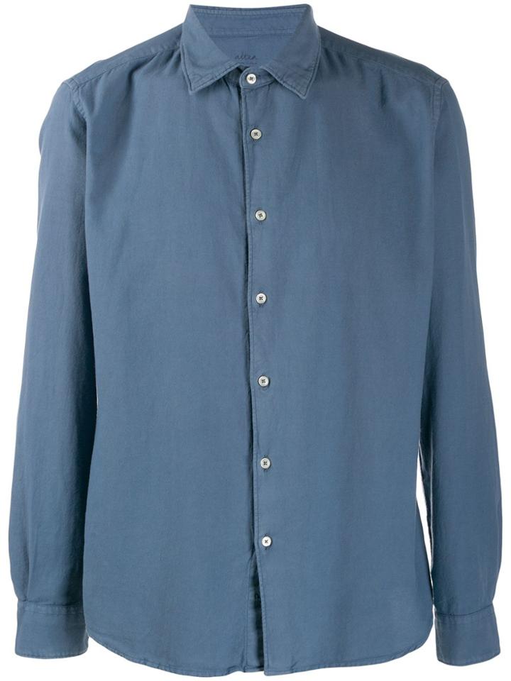 Altea Long Sleeved Cotton Shirt - Blue