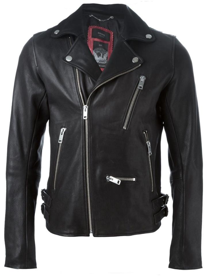 Diesel 'l-gibson 1' Biker Jacket - Black