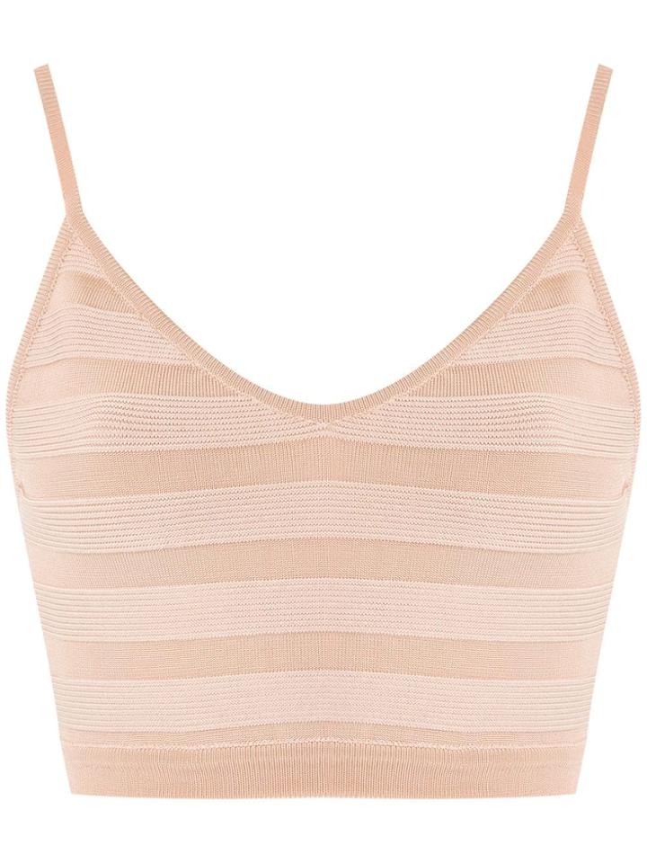 Andrea Bogosian Pluto Knit Cropped Trop - Pink