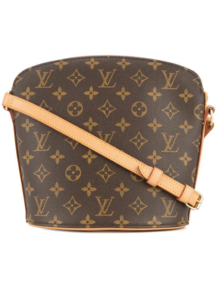 Louis Vuitton Vintage Drouot Monogram Crossbody Bag - Brown