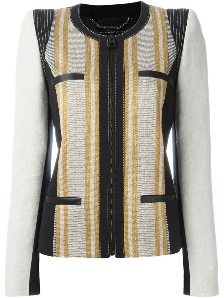 Barbara Bui Panelled Zip Jacket