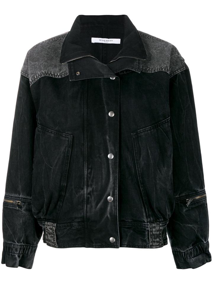 Givenchy Baggy Denim Jacket - Black