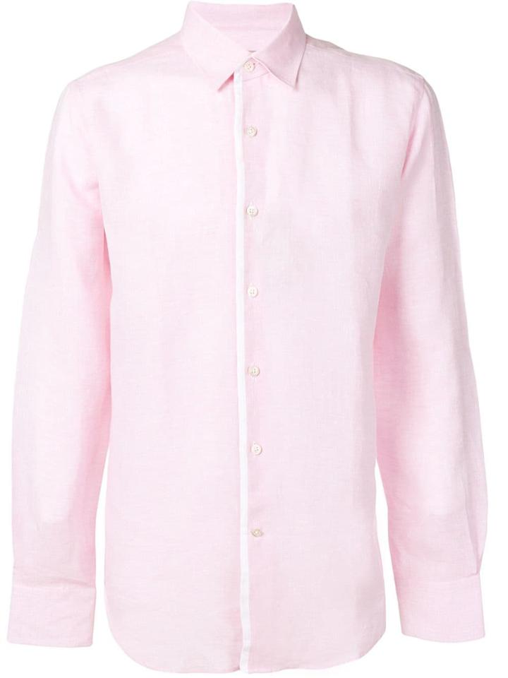 Canali Slim-fit Shirt - Pink