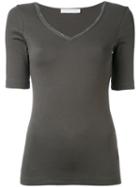 Fabiana Filippi - Plain Sweatshirt - Women - Cotton/spandex/elastane - 44, Green, Cotton/spandex/elastane