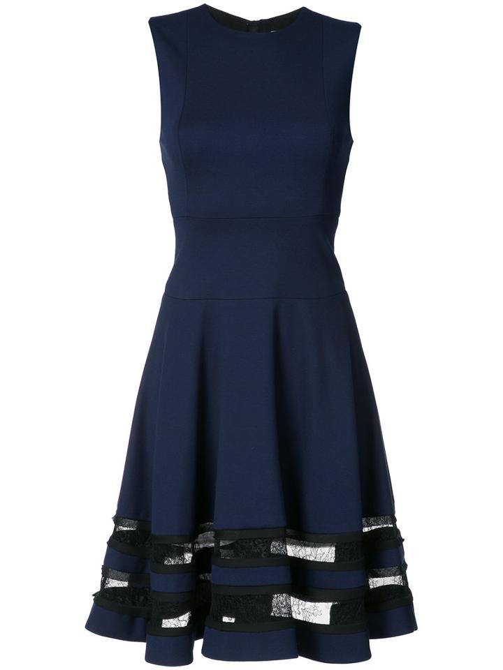 Jason Wu - Lace Trim Dress - Women - Rayon - 2, Blue, Rayon