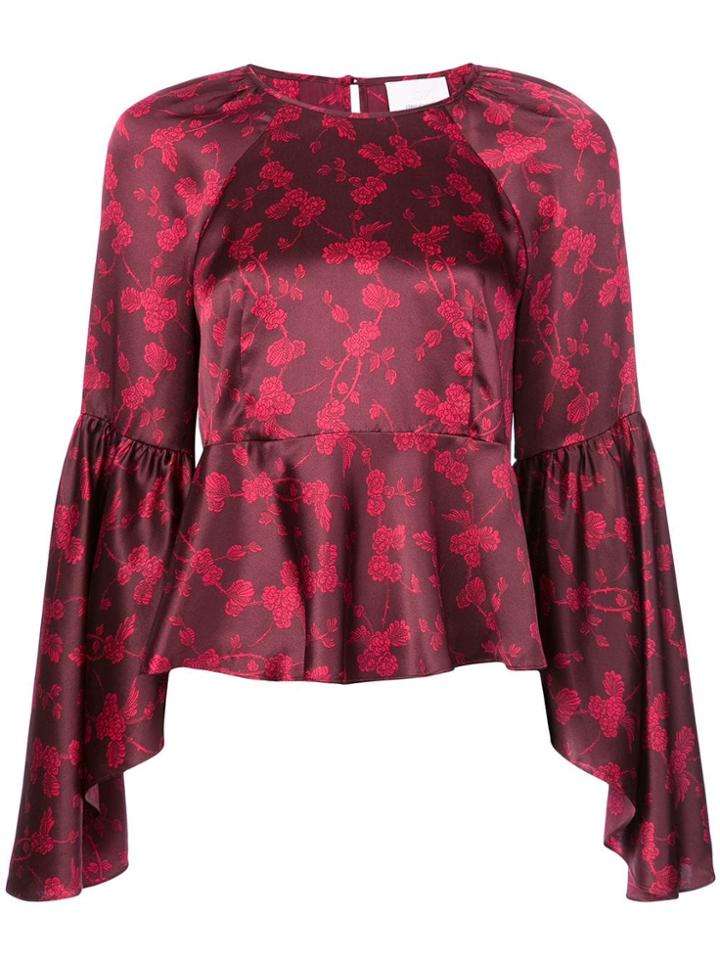 Cinq A Sept Crypress Vine Avalon Blouse - Red
