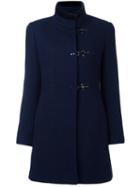 Fay Duffle Coat, Women's, Size: Small, Blue, Cotton/polyester/virgin Wool
