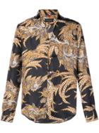 Lords And Fools Paisley Print Shirt - Black