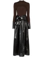 Rejina Pyo Panelled Maxi Dress - Brown