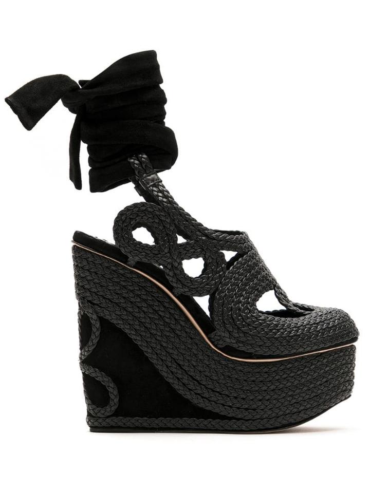 Andrea Bogosian Sandalia Poppy Abf - Black